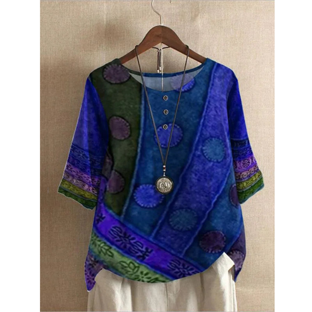 Valarie – Colorful Bohemian Top