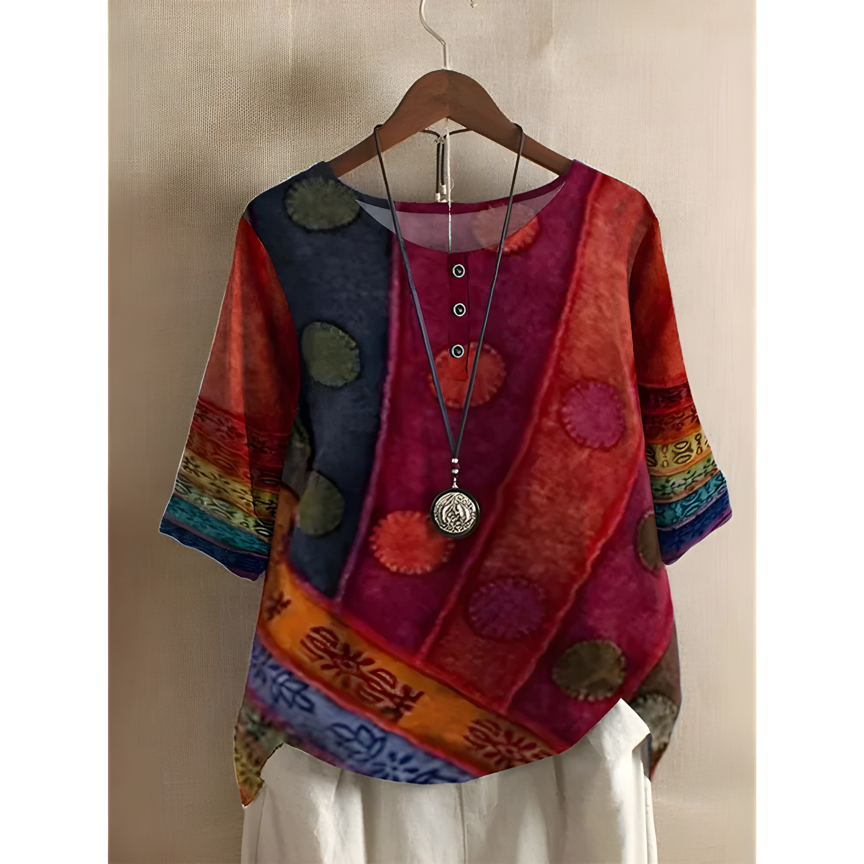 Valarie – Colorful Bohemian Top