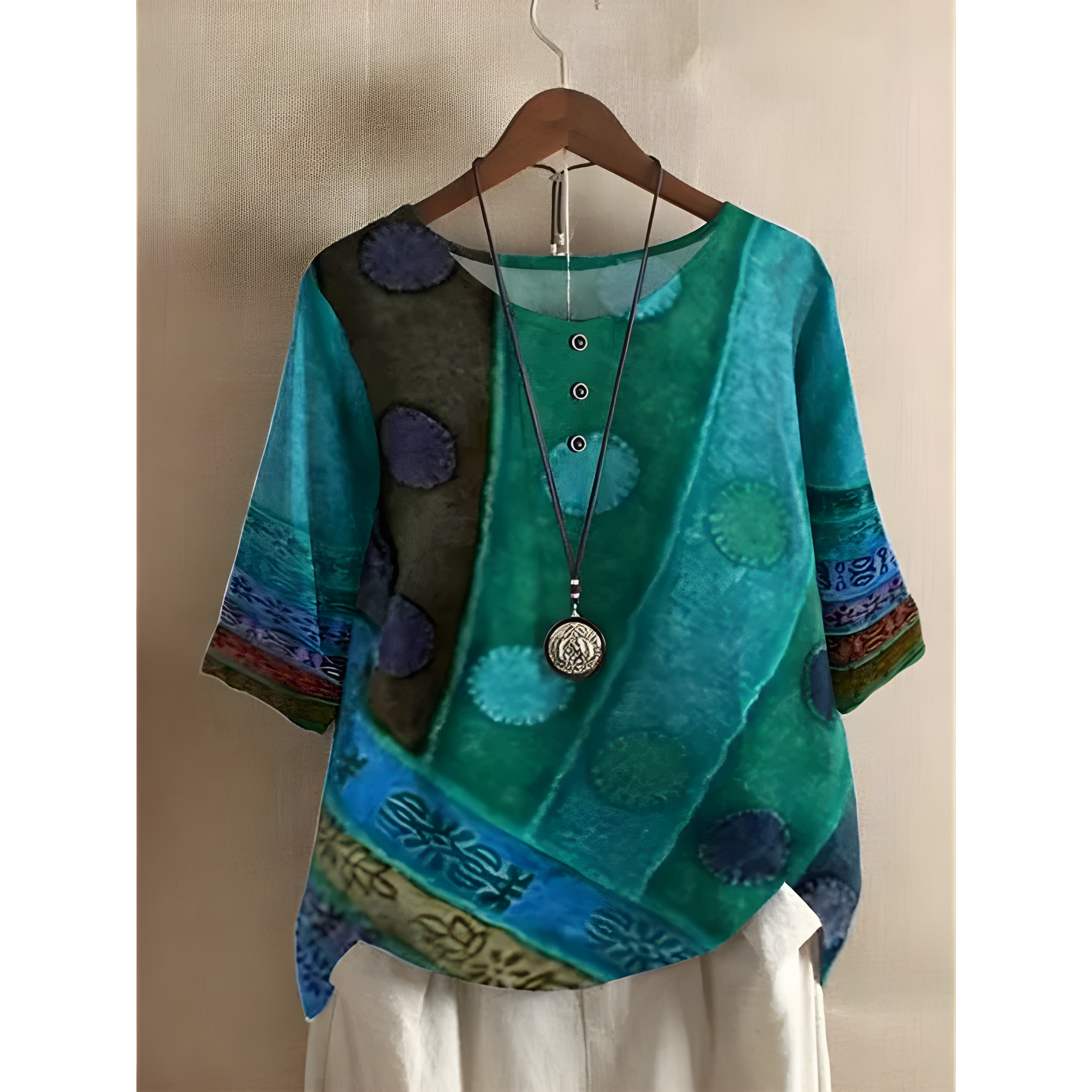 Valarie – Colorful Bohemian Top