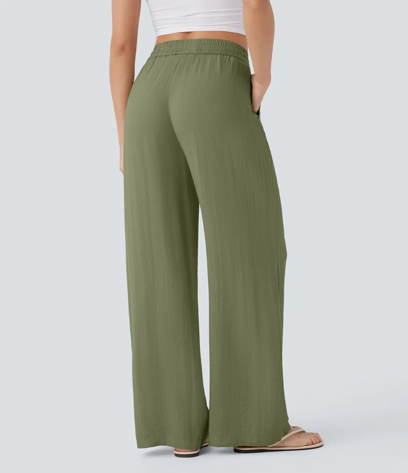 ZAFEIRIA | Eleganckie lniane spodnie