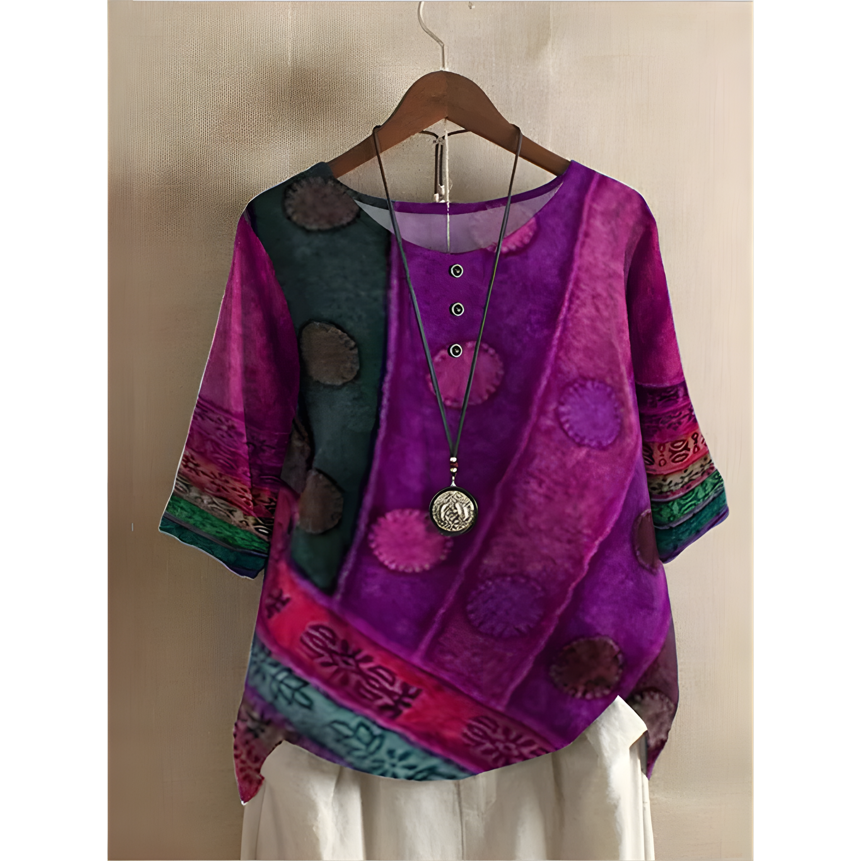 Valarie – Colorful Bohemian Top