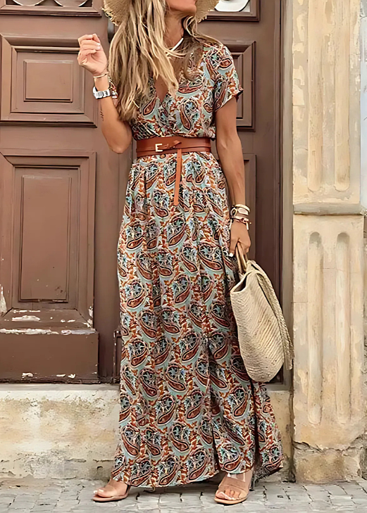 SYBELLA | Zwiewna maxi sukienka boho